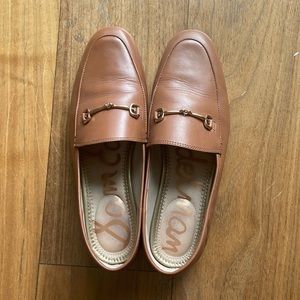 Sam Edelman size 7.5 Lorraine Loafers Saddle Leather